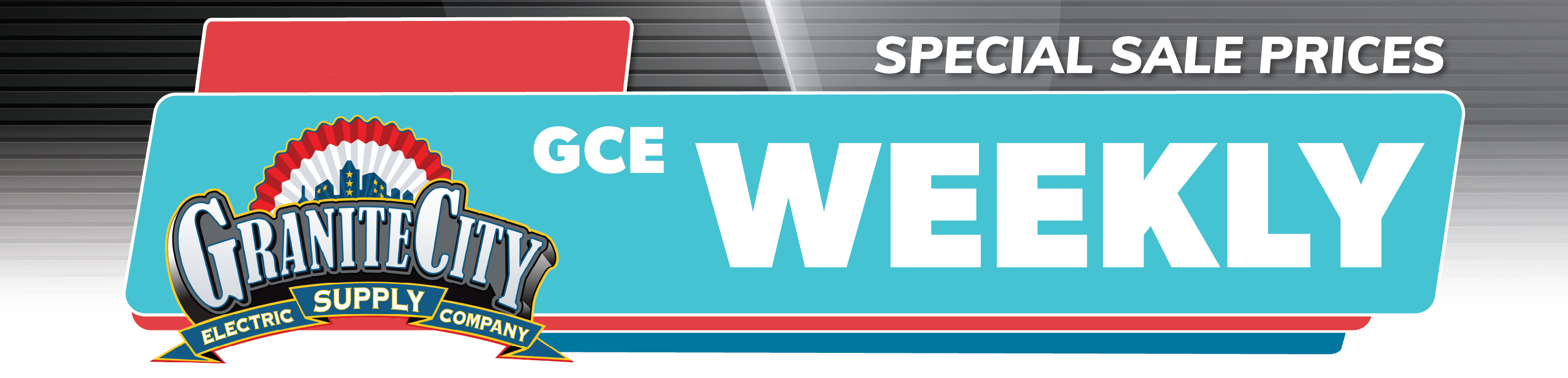 GCE Weekly sale banner